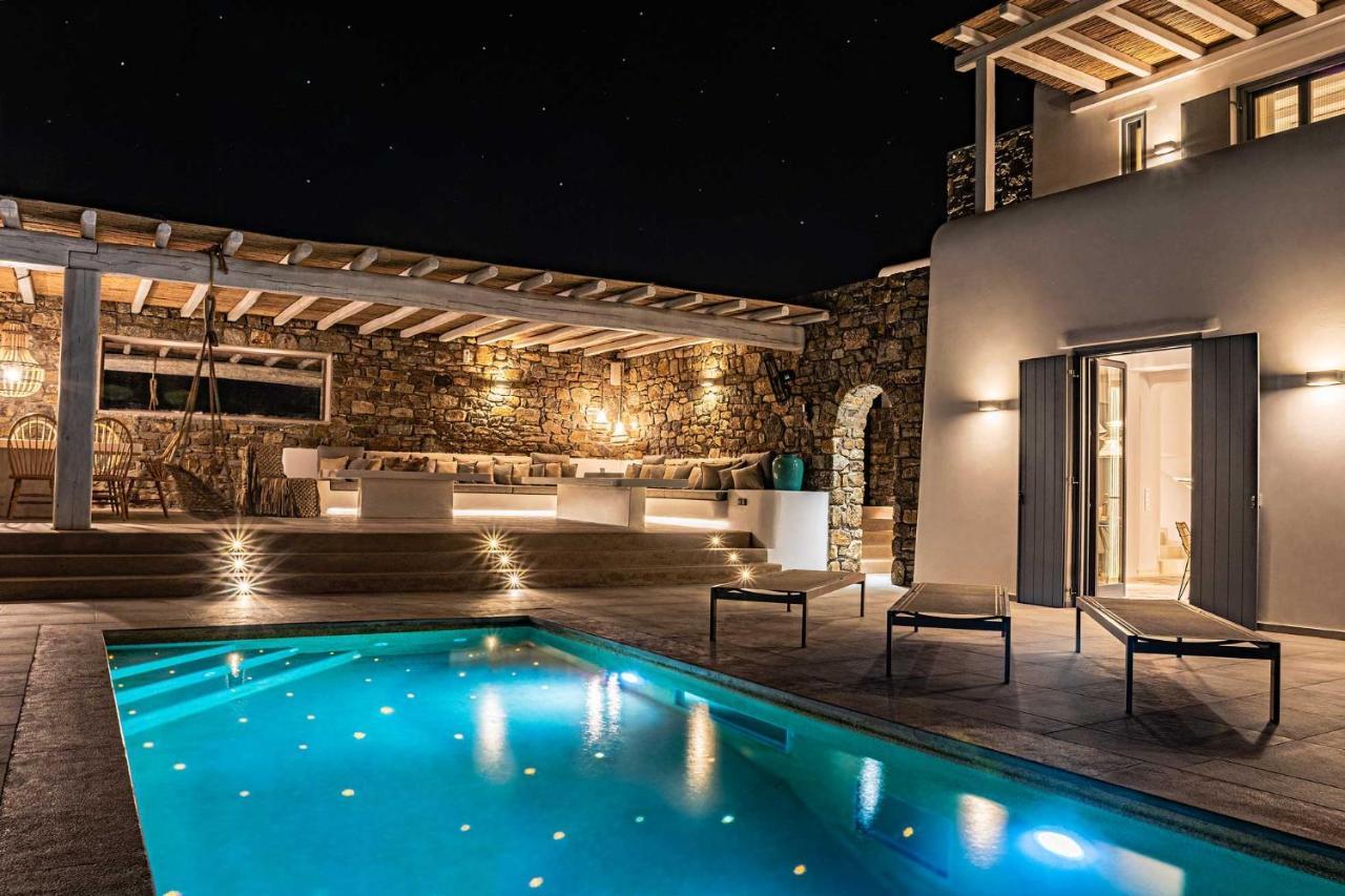 Villa Iakinthos By Mykonian Kazarte Mykonos Town Buitenkant foto